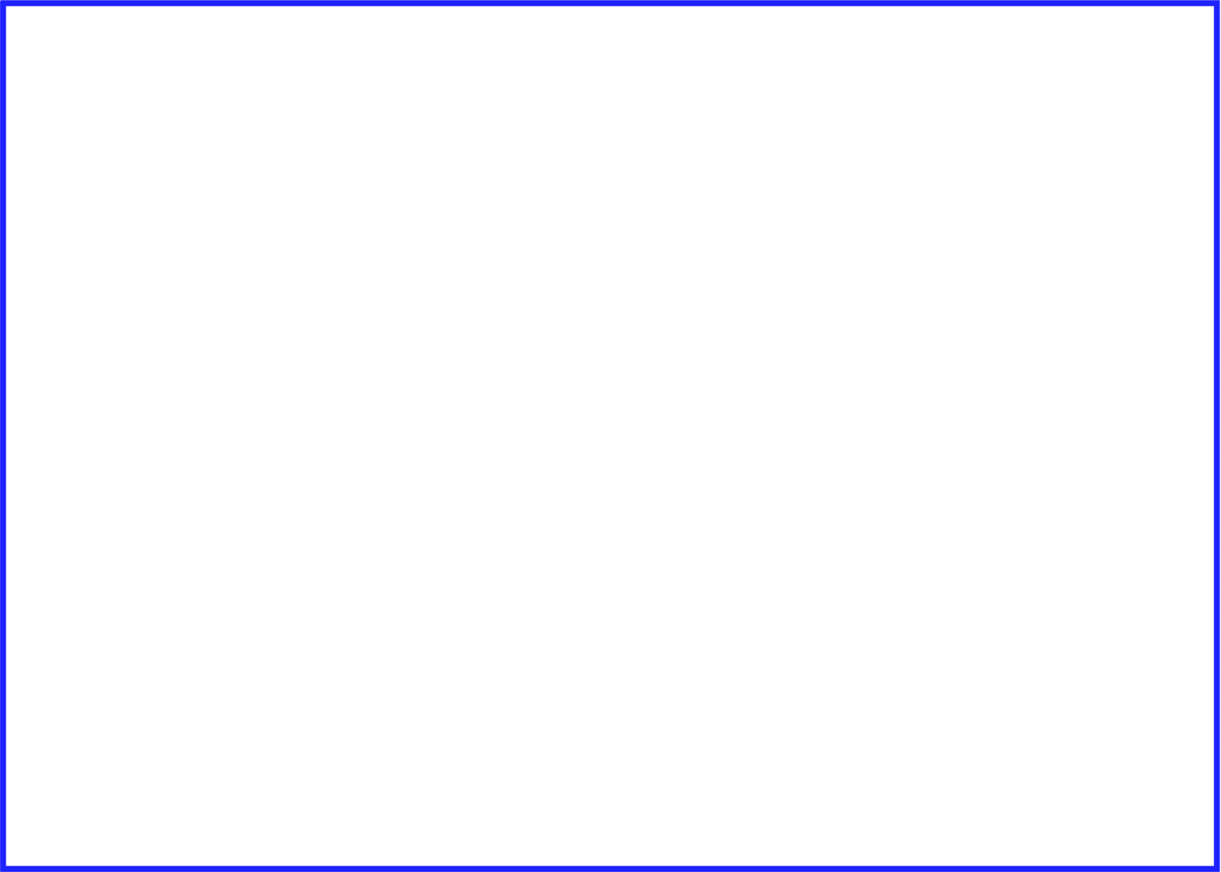 Simple Blue Rectangular Frame
